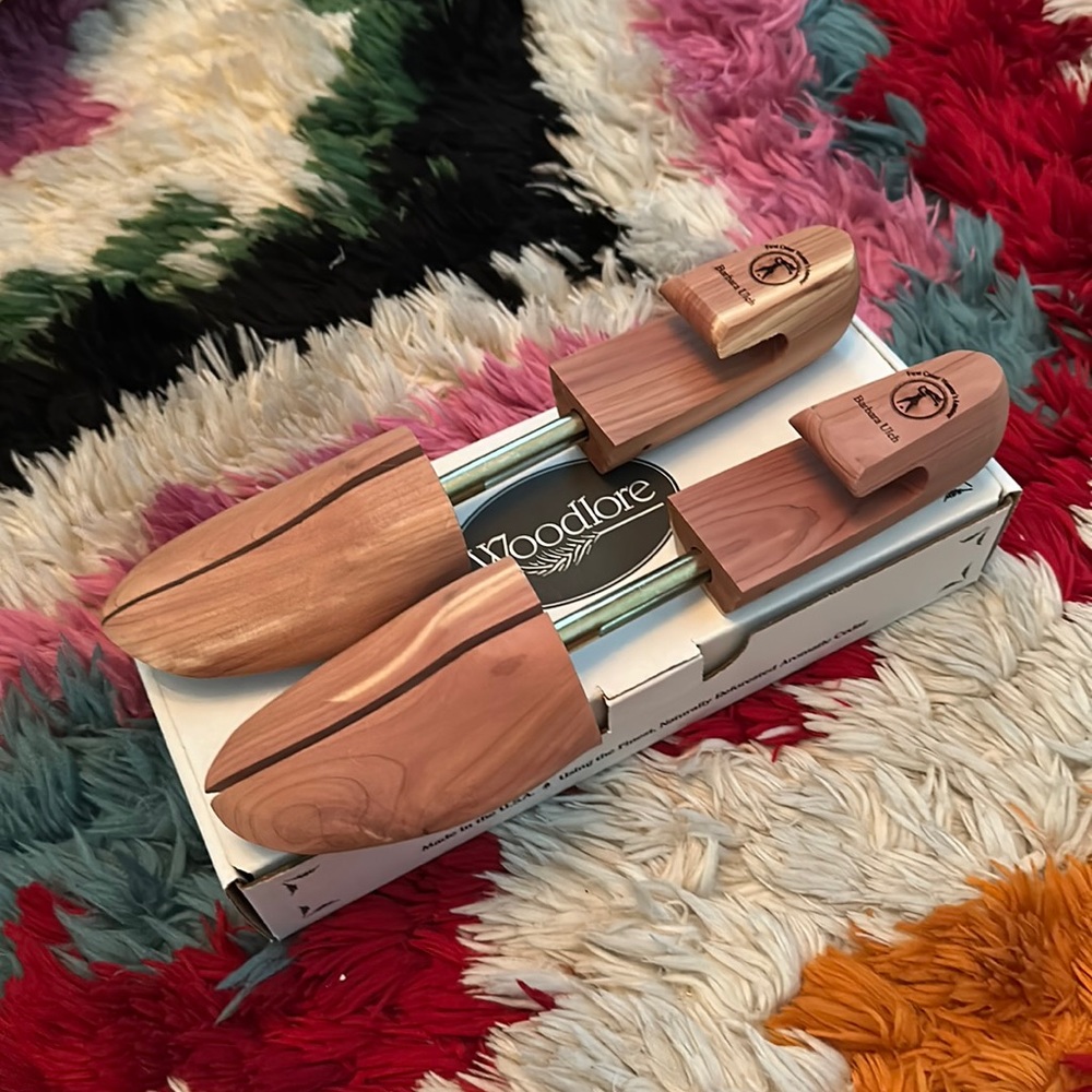Woodlore Women’s Shoe Trees Made in USA Naturally Reforested Aromatic Cedar 🌲